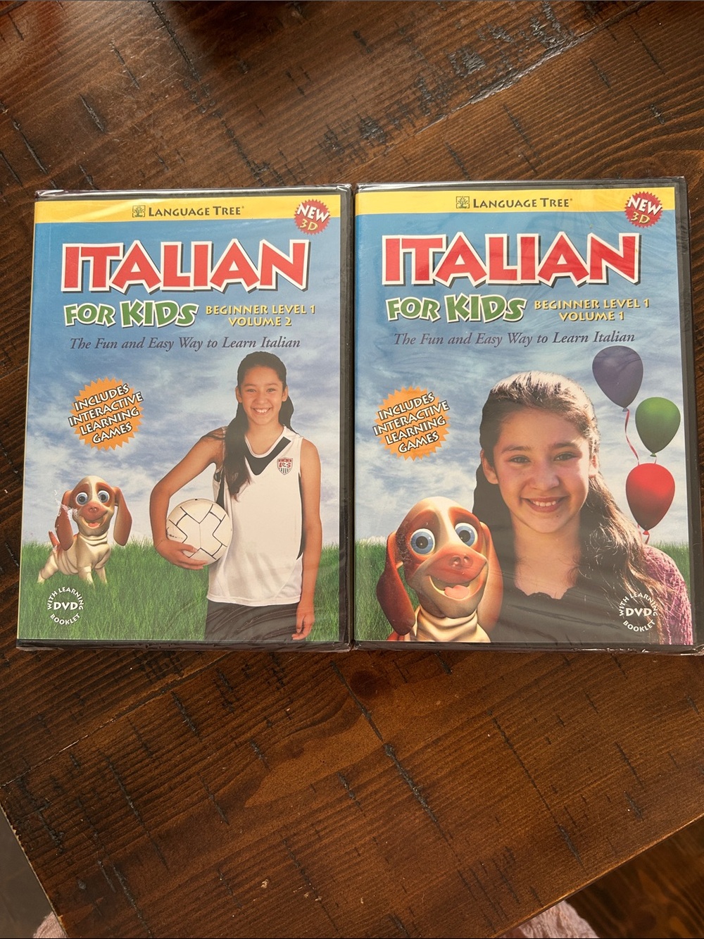 Language Italian for Kids - Beginner Level 1 (Volume 1 & 2) - #factory sealed